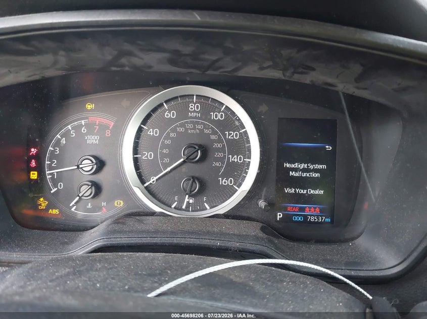 2022 TOYOTA COROLLA auction photo 7
