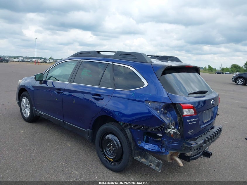 Vin: 4s4bsbfc7g3297045, lot: 46196842, subaru outback 2.5i premium 20163