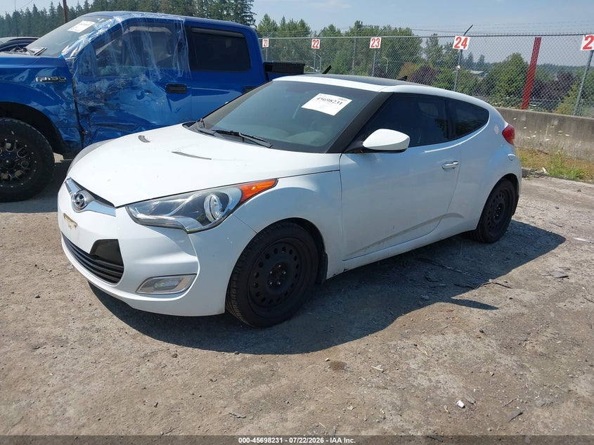 Vin: kmhtc6ad8fu238698, lot: 46196859, hyundai veloster 20152
