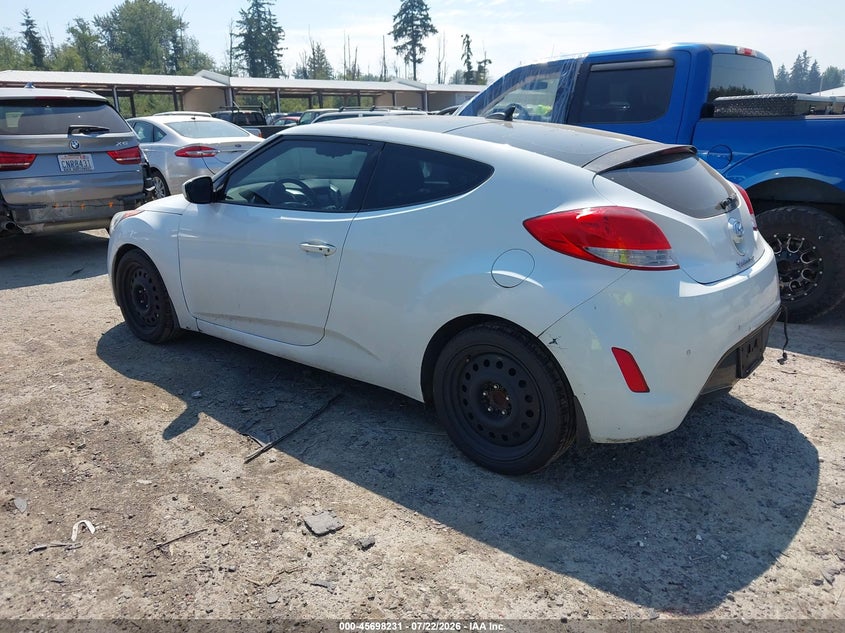 Vin: kmhtc6ad8fu238698, lot: 46196859, hyundai veloster 20153