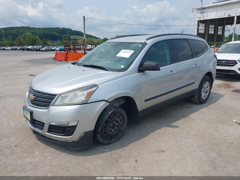 Vin: 1gnkrfed7gj345213, lot: 46196878, chevrolet traverse ls 20162