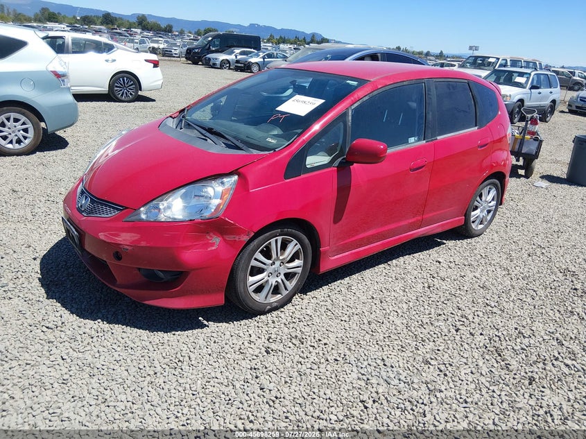2009 Honda Fit, Normal Wear & Tear, IAAI, VIN JHMGE88459S039334 — photo 2