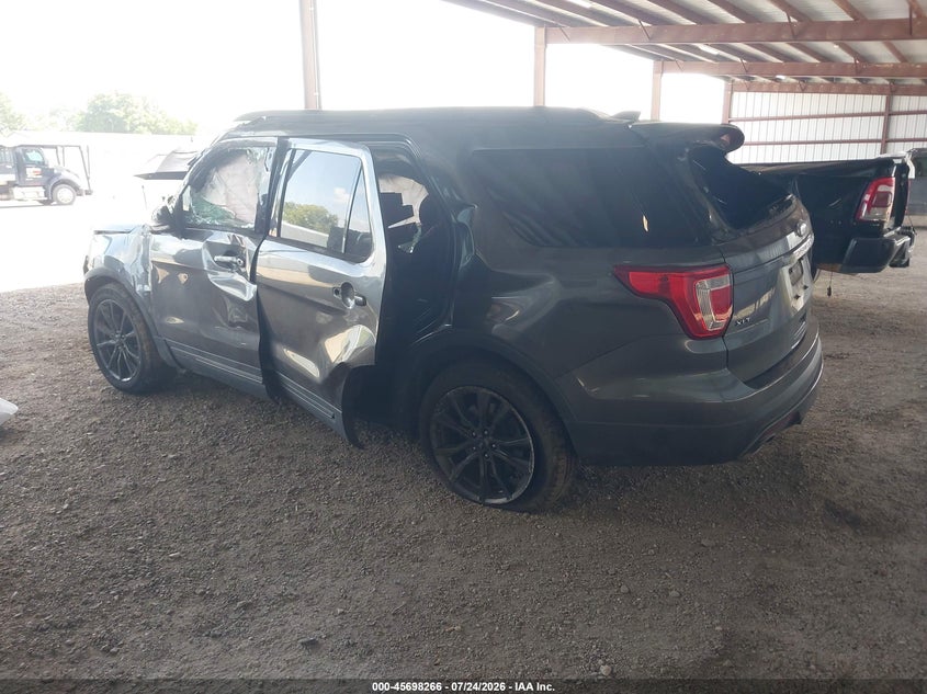Vin: 1fm5k7d83hgd16726, lot: 46196894, ford explorer xlt 20173
