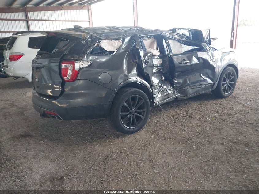 Vin: 1fm5k7d83hgd16726, lot: 46196894, ford explorer xlt 20174