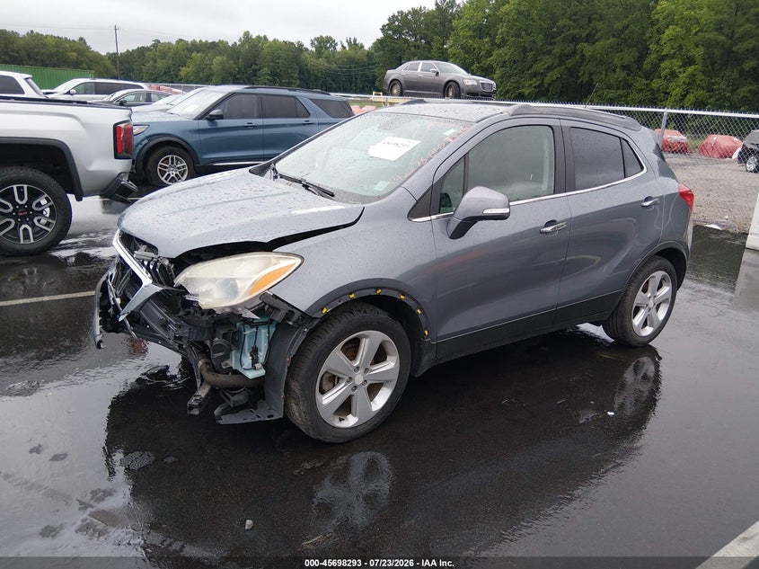 Vin: kl4cjcsbxfb142275, lot: 46196921, buick encore leather 20152