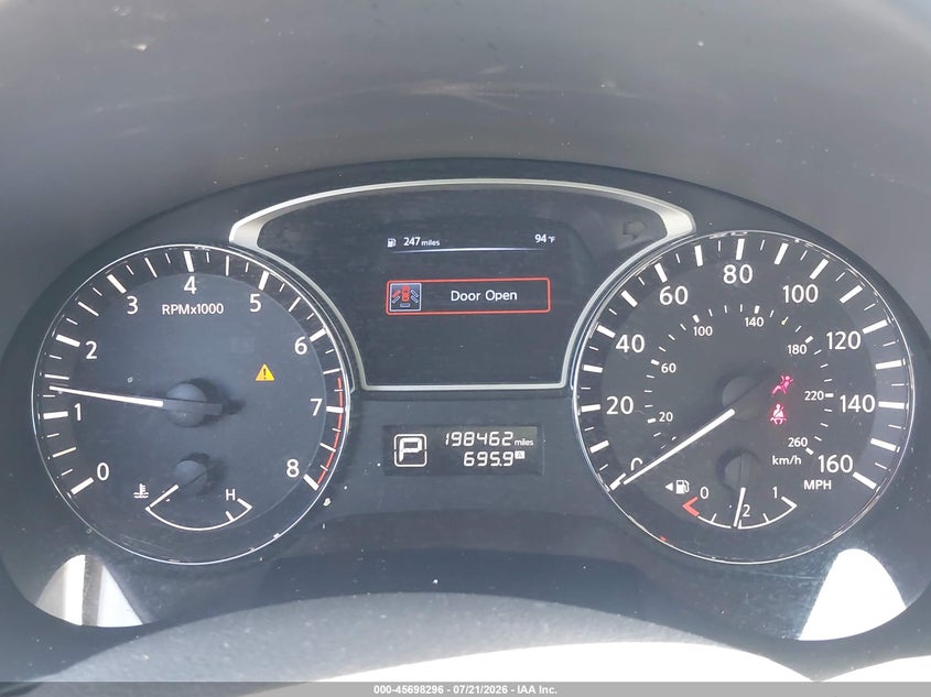 2014 NISSAN ALTIMA SEDAN 2.5L I-4 DOHC, VVT, 182HP