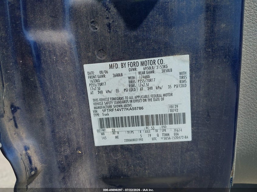 2007 FORD F-150 FX4/XL/XLT · Фото 9