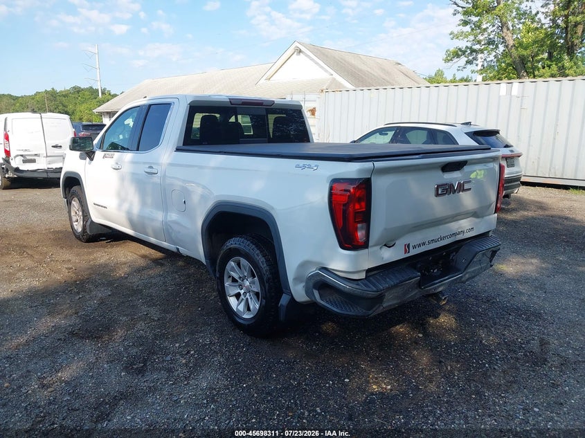 Vin: 1gtr9bek8kz255027, lot: 46196939, gmc sierra 1500 sle 20193