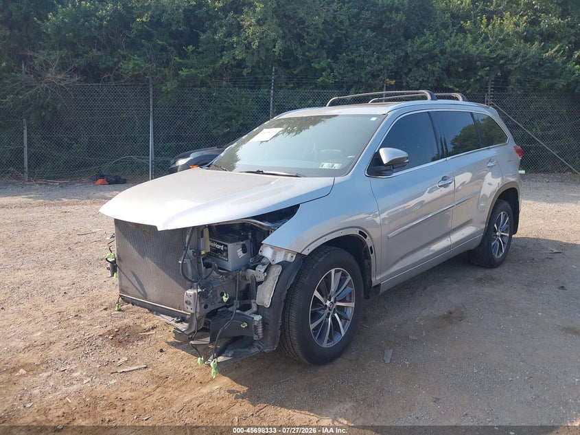 Vin: 5tdjzrfh8hs400490, lot: 46196959, toyota highlander xle 20172