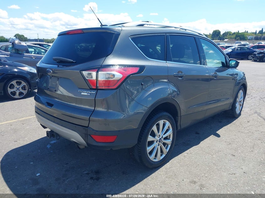Vin: 1fmcu9j97hue48531, lot: 46196963, ford escape titanium 20174
