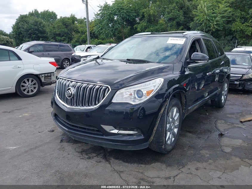 Vin: 5gakrbkd2fj190432, lot: 46196981, buick enclave leather 20152
