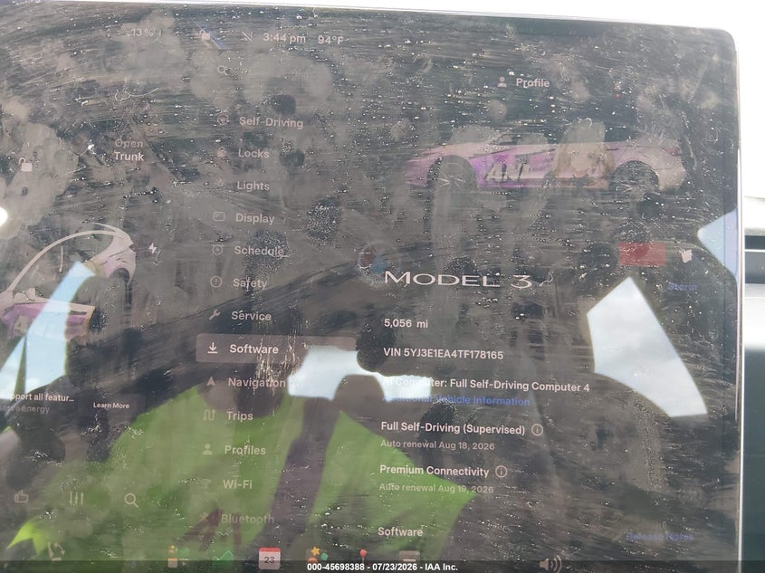 2026 TESLA MODEL 3 auction photo 7