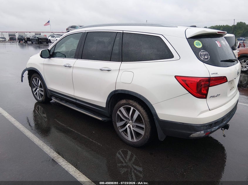 Vin: 5fnyf6h92jb066608, lot: 46197021, honda pilot touring 20183