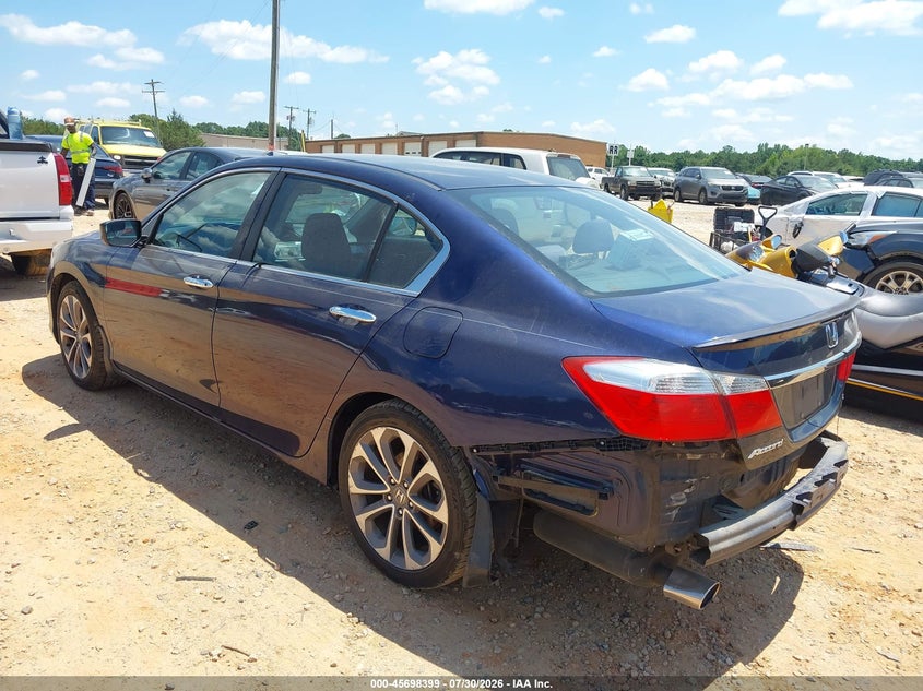 Vin: 1hgcr2f50da167655, lot: 46197027, honda accord sport 20133