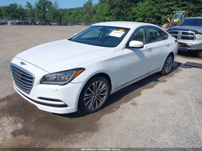 Vin: kmhgn4jexhu191475, lot: 46197039, genesis g80 3.8 20172