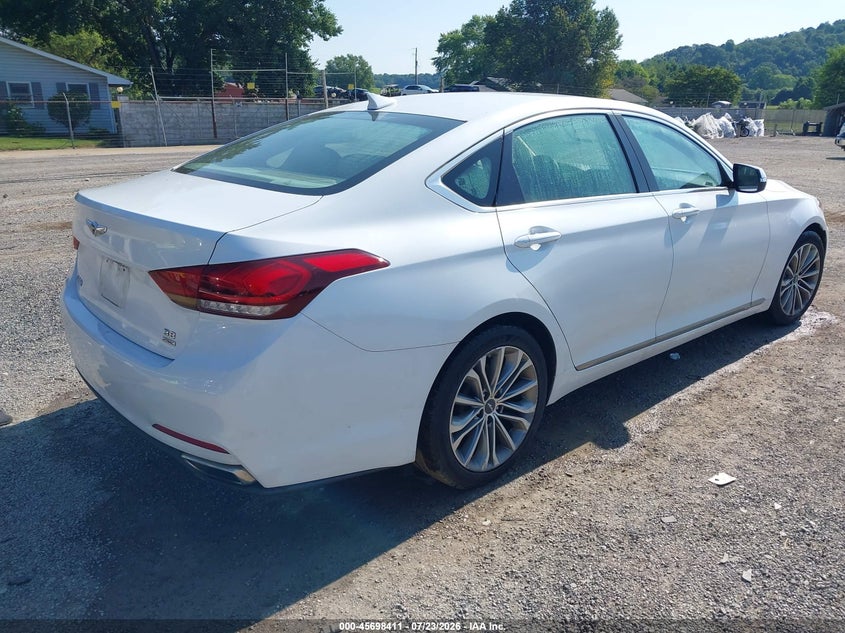 Vin: kmhgn4jexhu191475, lot: 46197039, genesis g80 3.8 20174