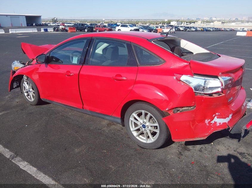 Vin: 1fadp3f26fl282794, lot: 46197057, ford focus se 20153
