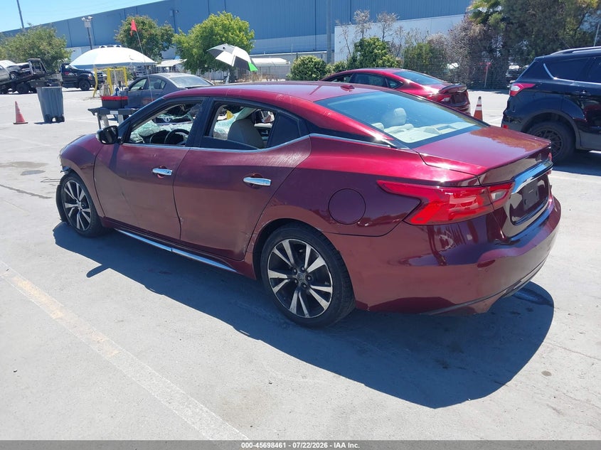 Vin: 1n4aa6ap8gc445780, lot: 46197089, nissan maxima 3.5 platinum/3.5 s/3.5 sl/3.5 sr/3.5 sv 20163