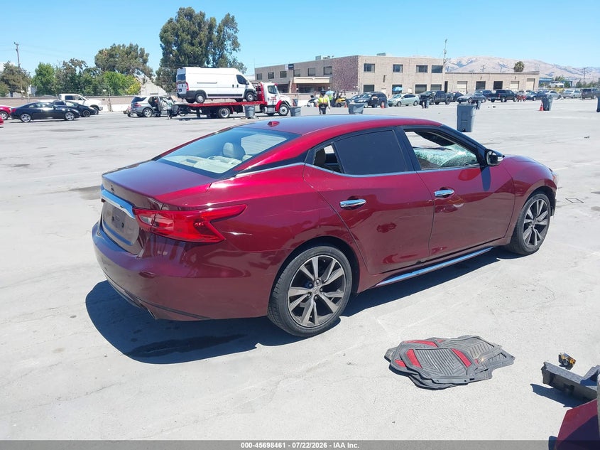 Vin: 1n4aa6ap8gc445780, lot: 46197089, nissan maxima 3.5 platinum/3.5 s/3.5 sl/3.5 sr/3.5 sv 20164