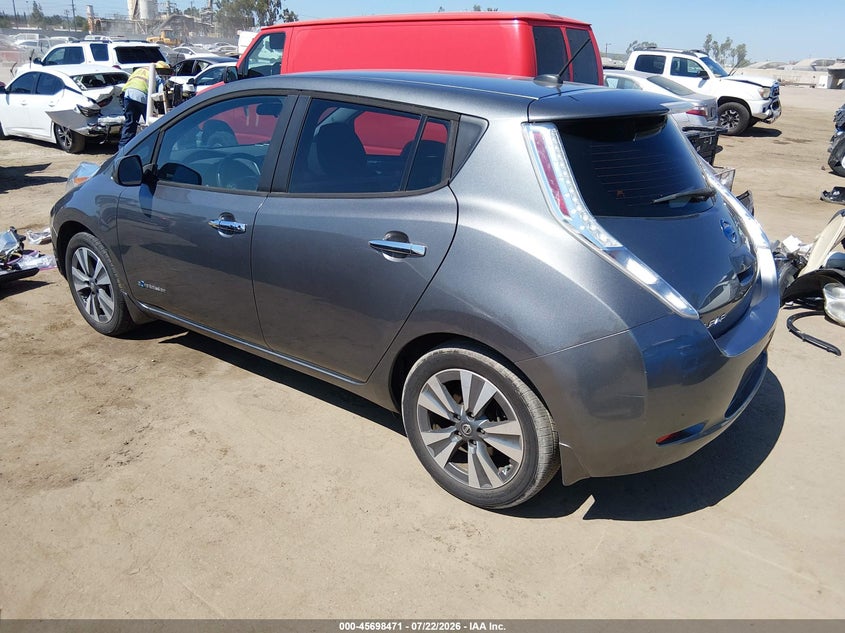 Vin: 1n4bz0cp8hc309707, lot: 46197099, nissan leaf sv 20173