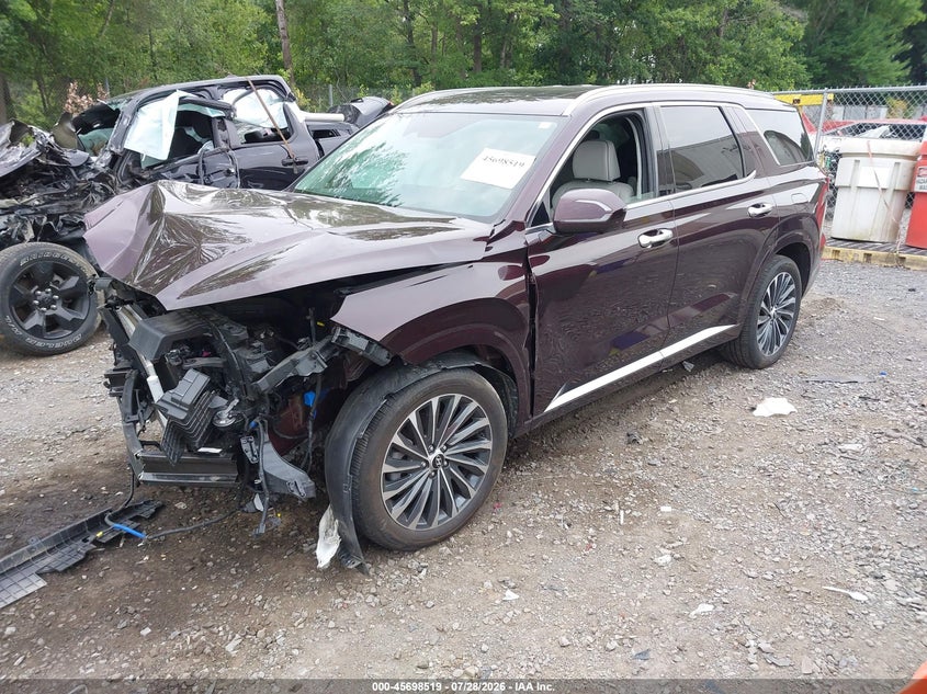 Vin: km8r7dge0ru656468, lot: 46197147, hyundai palisade calligraphy 20242