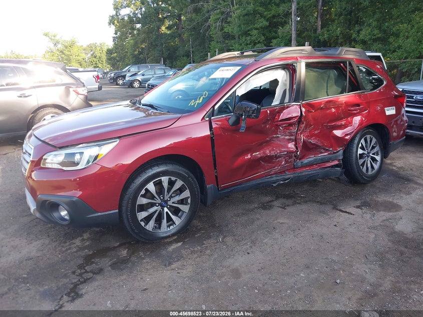 Vin: 4s4bsancxh3287946, lot: 46197151, subaru outback 2.5i limited 20172