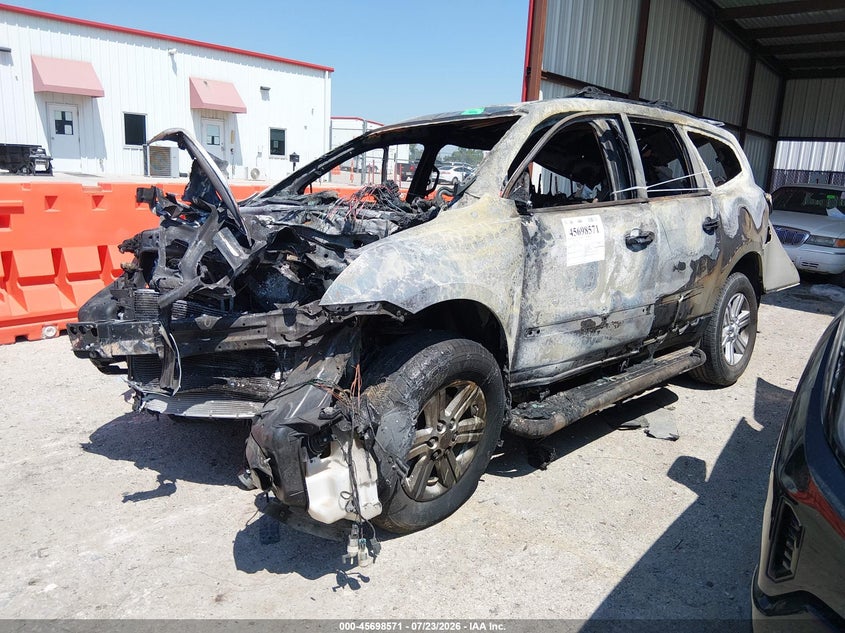 Vin: 1gnkrjkd0dj124605, lot: 46197199, chevrolet traverse 2lt 20132