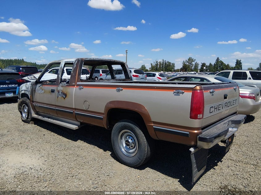 CHEVROLET GMT-400 1989 VIN 2GCGK39N5K1241214