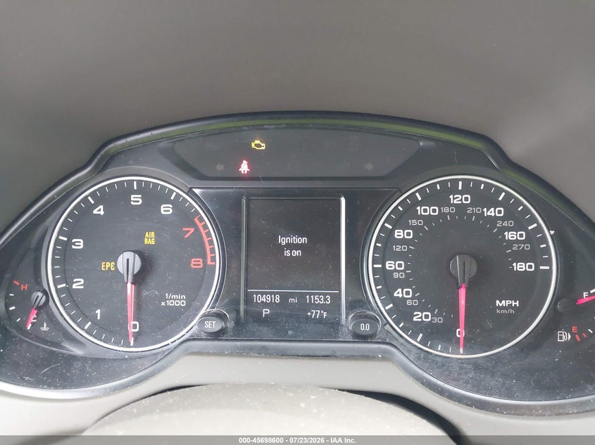 2012 AUDI Q5 auction photo 7