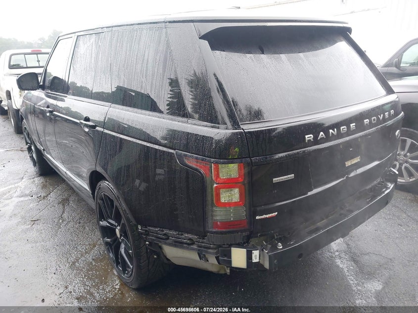 2015 LAND ROVER RANGE ROVER auction photo 3