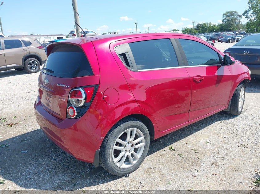 Vin: 1g1jc6sb0g4156239, lot: 46197238, chevrolet sonic lt auto 20164