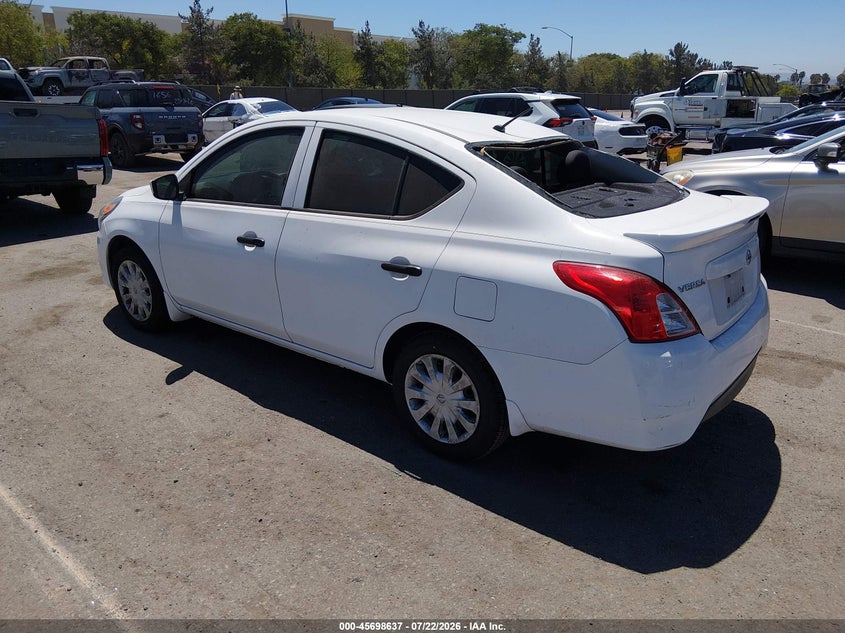 Vin: 3n1cn7apxhl903891, lot: 46197265, nissan versa 1.6 s+ 20173