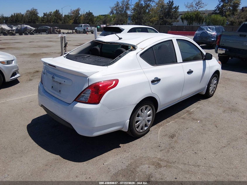 Vin: 3n1cn7apxhl903891, lot: 46197265, nissan versa 1.6 s+ 20174