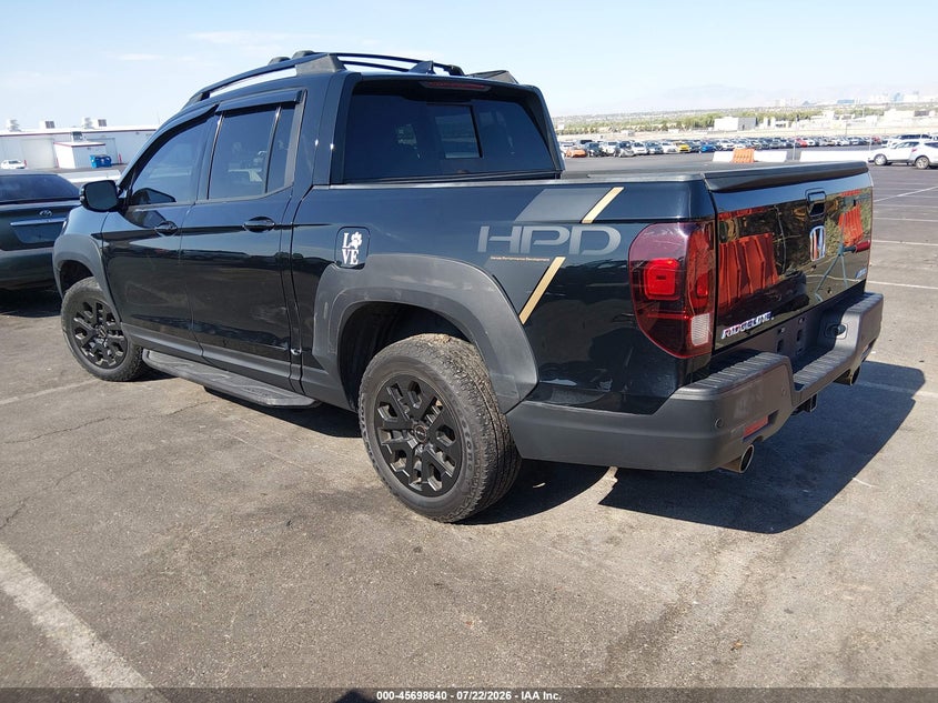 Vin: 5fpyk3f8xnb011020, lot: 46197268, honda ridgeline black edition 20223