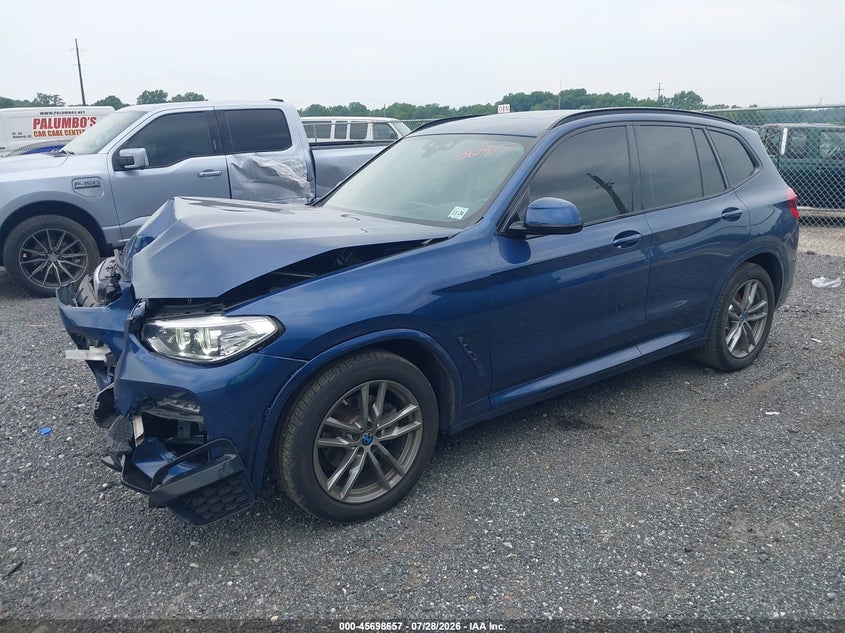Vin: 5uxty5c01l9b48996, lot: 46197285, bmw x3 xdrive30i 20202