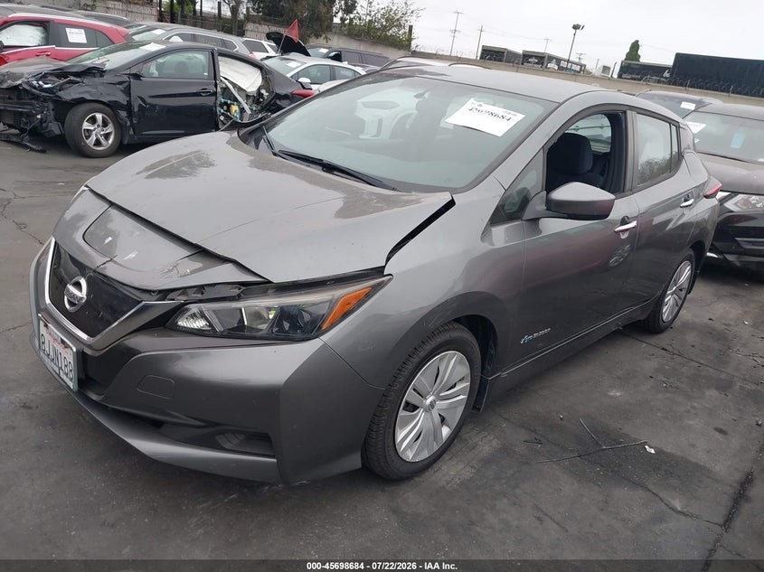 Vin: 1n4az1cp4kc307770, lot: 46197312, nissan leaf s 20192