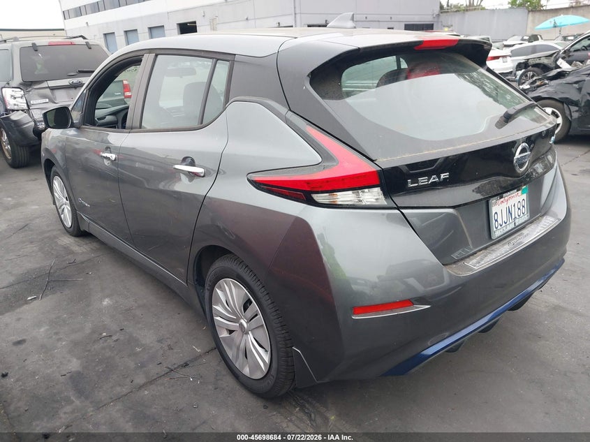Vin: 1n4az1cp4kc307770, lot: 46197312, nissan leaf s 20193