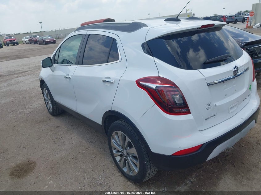 Vin: kl4cjcsb9hb010384, lot: 46197331, buick encore essence 20173