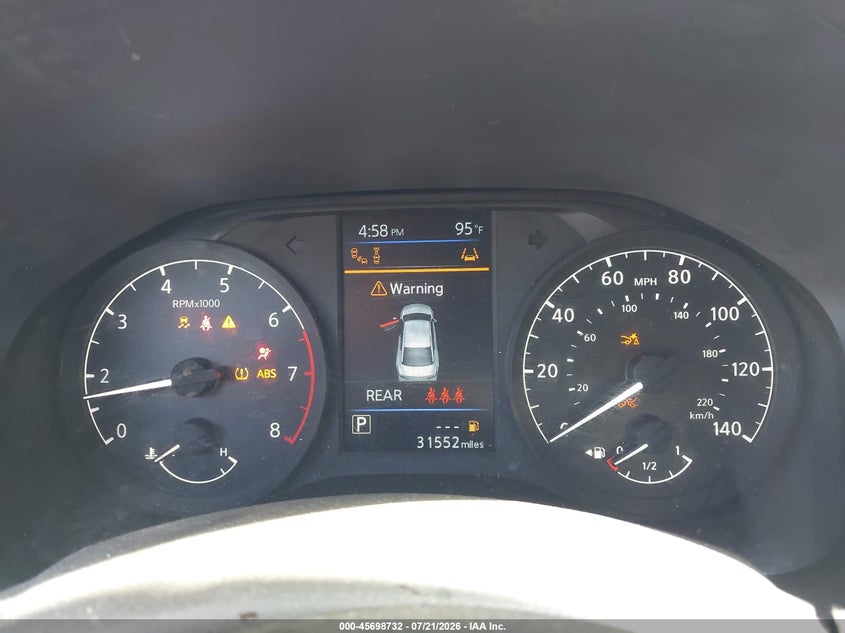 2025 Nissan Altima S Fwd VIN: 1N4BL4BV2SN321503 Lot: 45698732