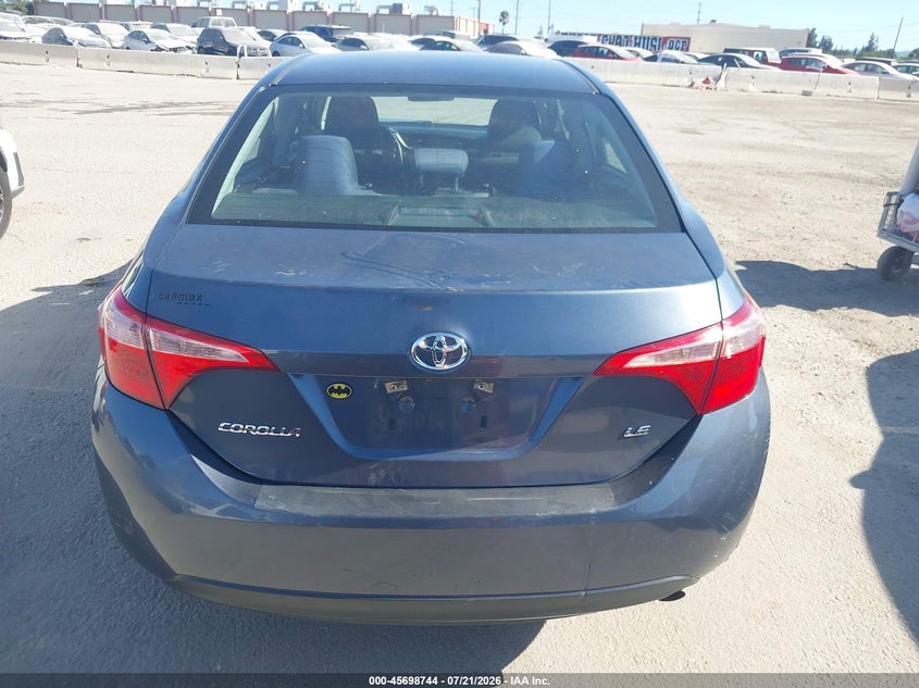 2019 Toyota Corolla Le VIN: 5YFBURHE3KP936947 Lot: 45698744