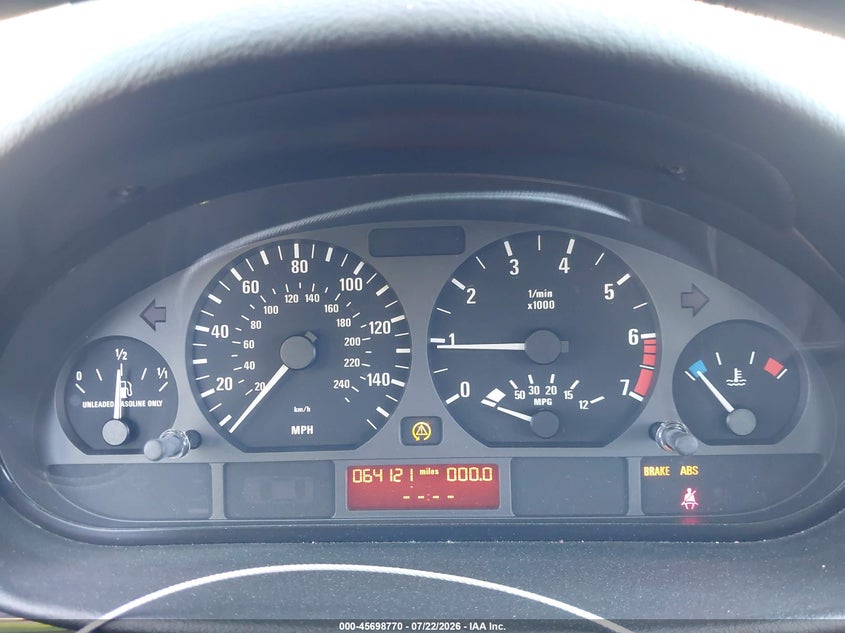 2001 BMW 325I auction photo 7