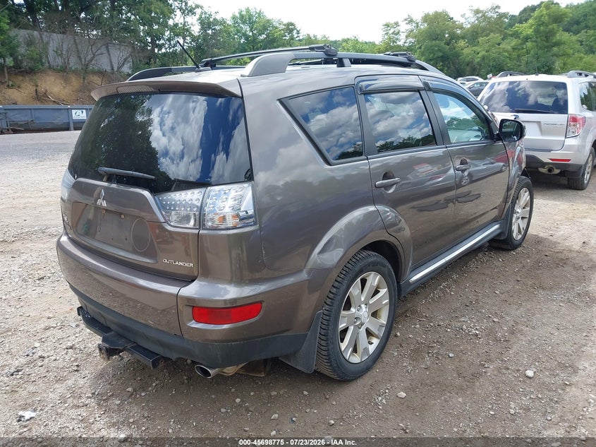 Vin: ja4jt3aw8cu026160, lot: 46197403, mitsubishi outlander se 20124