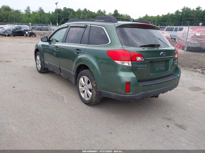 2011 SUBARU OUTBACK auction photo 3
