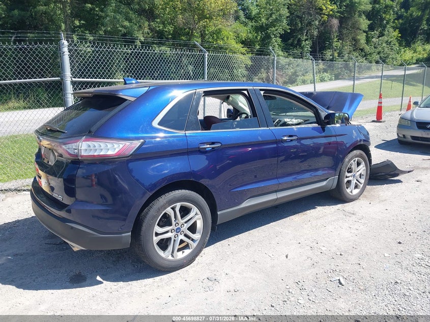 Vin: 2fmpk4k8xgbb93071, lot: 46197455, ford edge titanium 20164