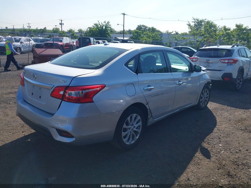 2019 NISSAN SENTRA SEDAN 1.8L I-4 DOHC, VVT, 124HP