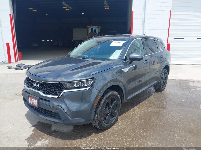 Vin: 5xyrgdlc2ng100909, lot: 46197480, kia sorento lx 20222