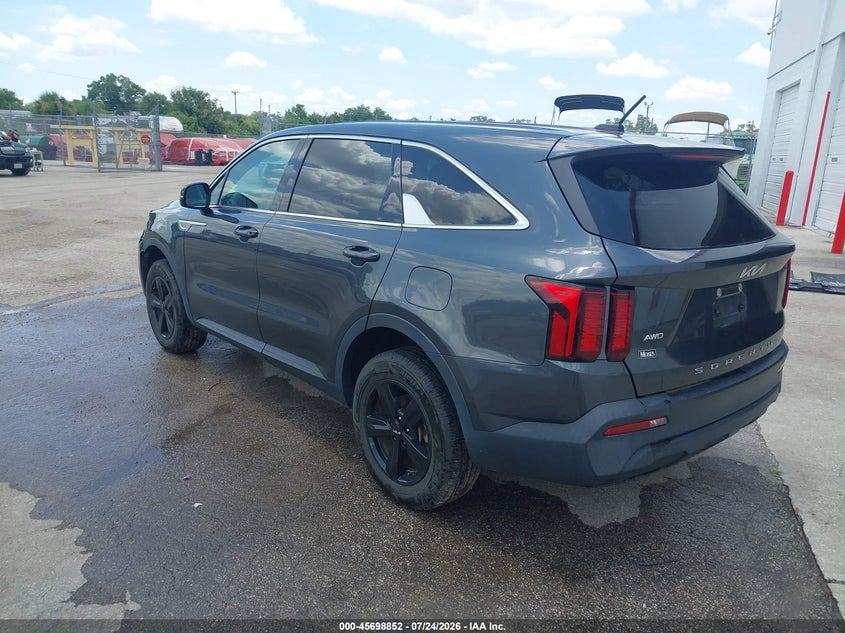 Vin: 5xyrgdlc2ng100909, lot: 46197480, kia sorento lx 20223