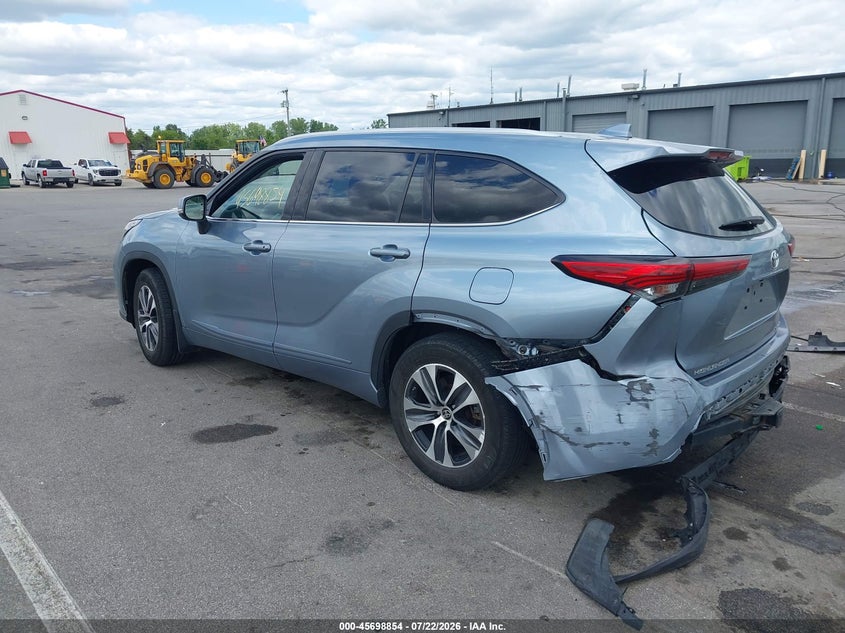 Vin: 5tdhzrbh0ns185171, lot: 46197482, toyota highlander xle 20223