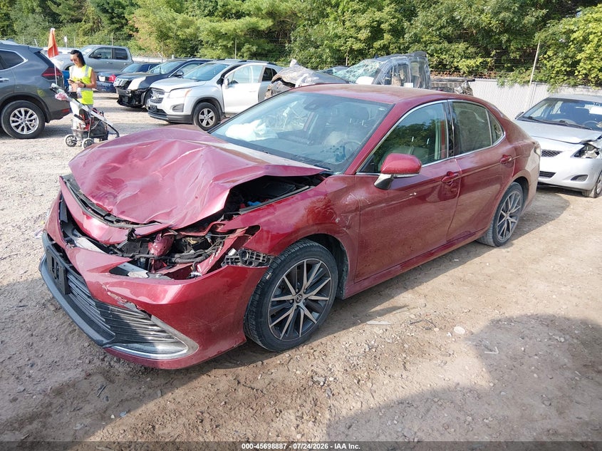 Vin: 4t1f31ak2nu590530, lot: 46197515, toyota camry xle hybrid 20222
