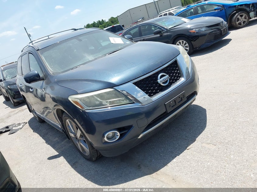 Vin: 5n1ar2mn9ec636588, lot: 46197529, nissan pathfinder platinum 2014 img_1